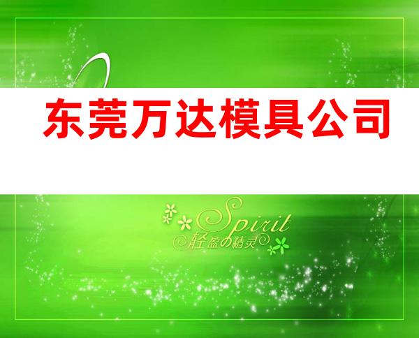 东莞万达模具公司